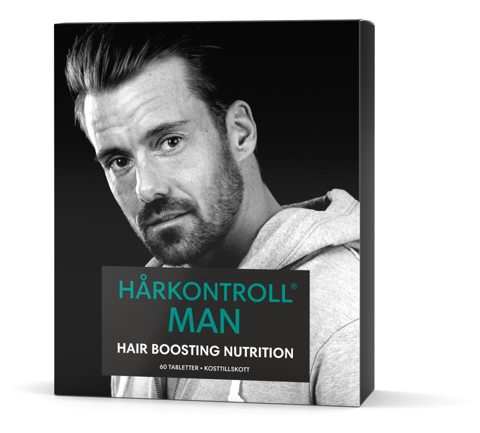 Hårkontroll Man Hair Boosting Nutrition 60stk
