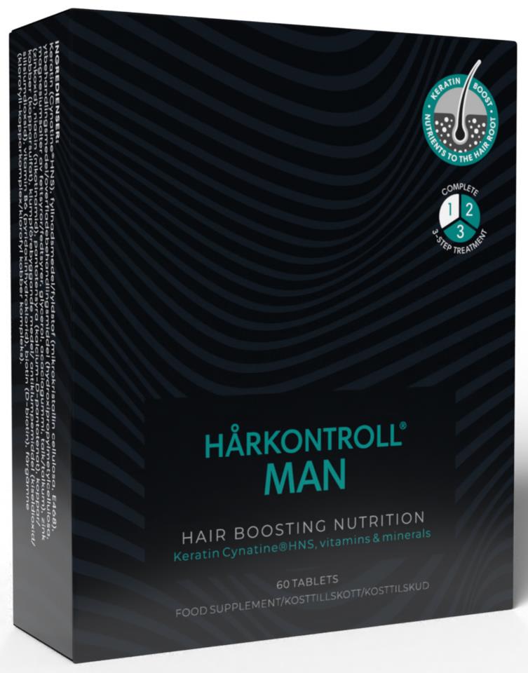 Hårkontroll Man Hair Boosting Nutrition 60st 