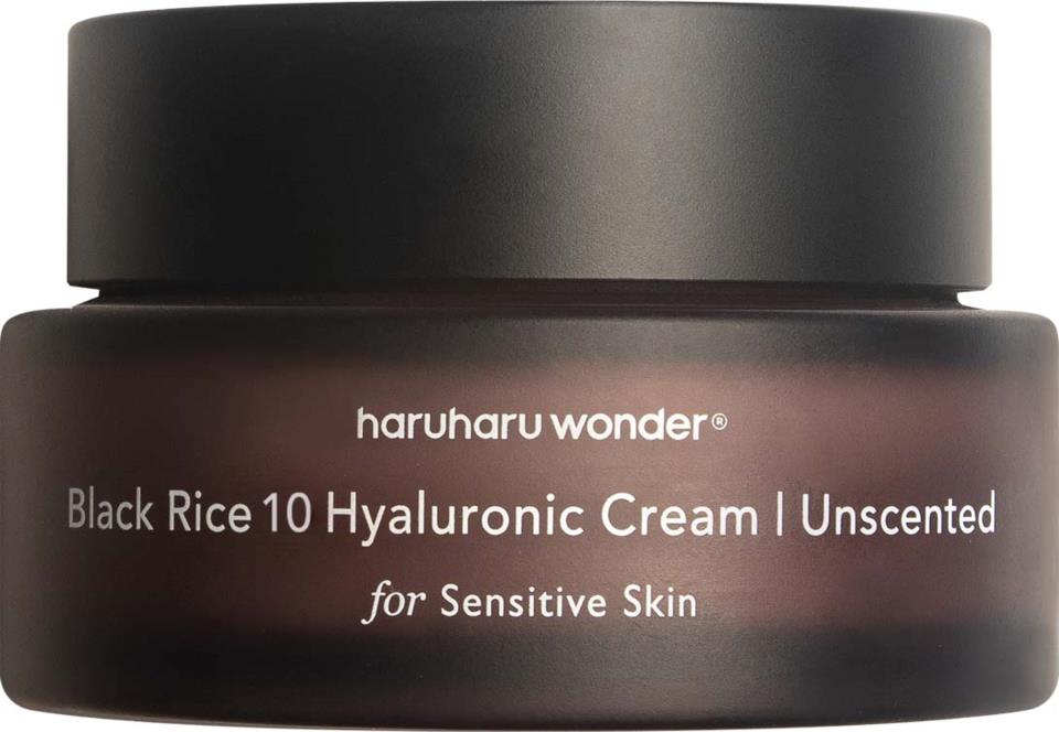 Haruharu Wonder Black Rice 10 Hyaluronic Cream Unscented 50 ml