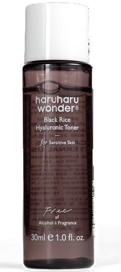 haruharu wonder Black Rice Hyaluronic Toner Free Of Alcohol Fragrance 30 ml