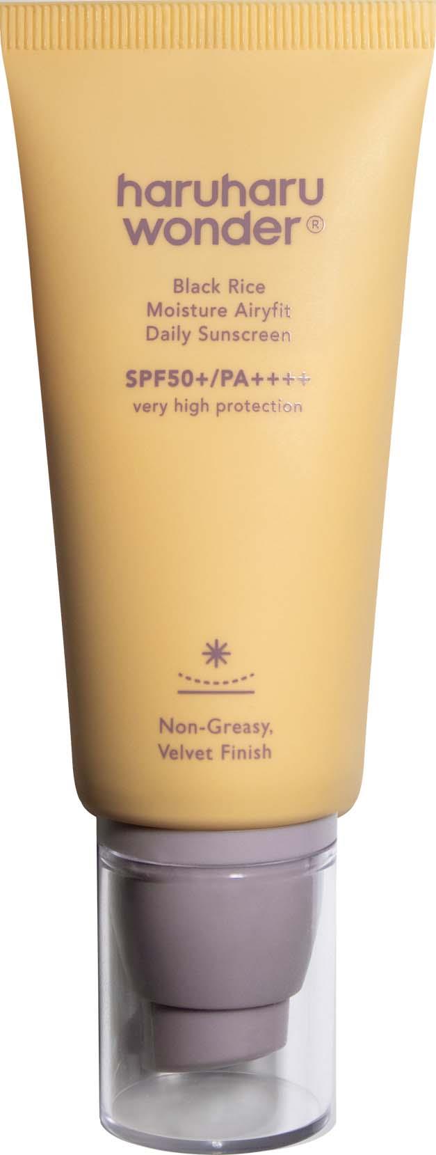 haruharu wonder Black Rice Moisture Airyfit Daily Sunscreen 50 ml ...