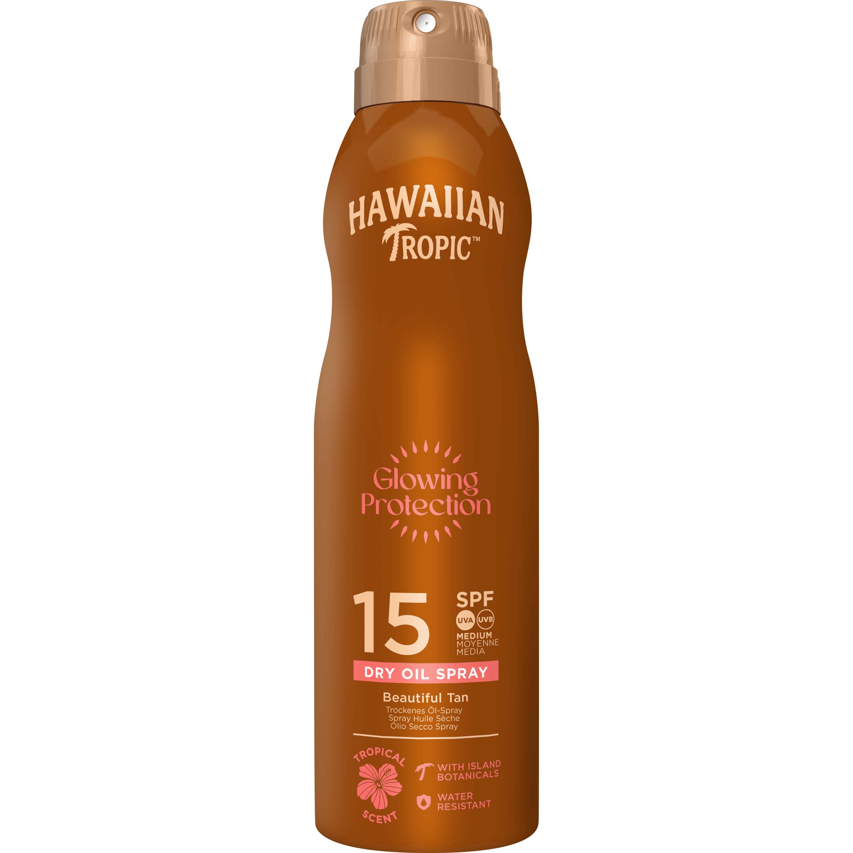 Hawaiian Tropic Glowing Protection Oil C-Spray SPF15 177 ml