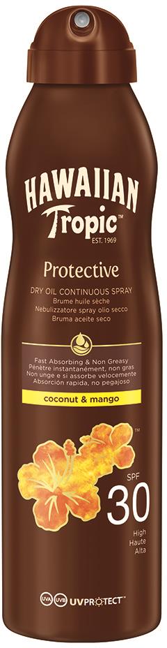 Hawaiian Dry Oil Coconut & Mango C-spray SPF30