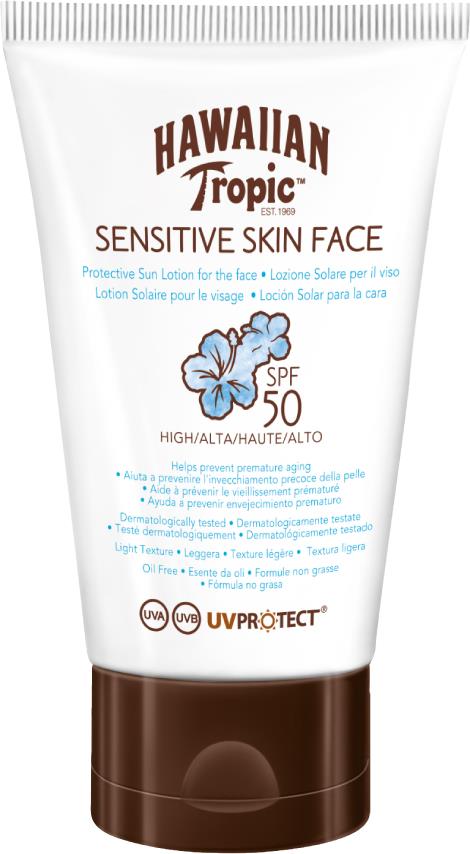 Hawaiian Tropic Sensitive Face Protective Lotion SPF 50 60ml
