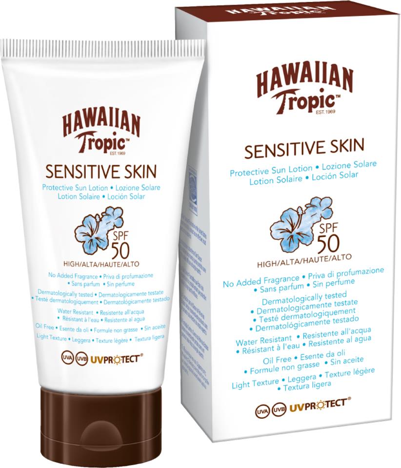 Hawaiian Tropic Sensitive Protective Lotion SPF 50 90ml
