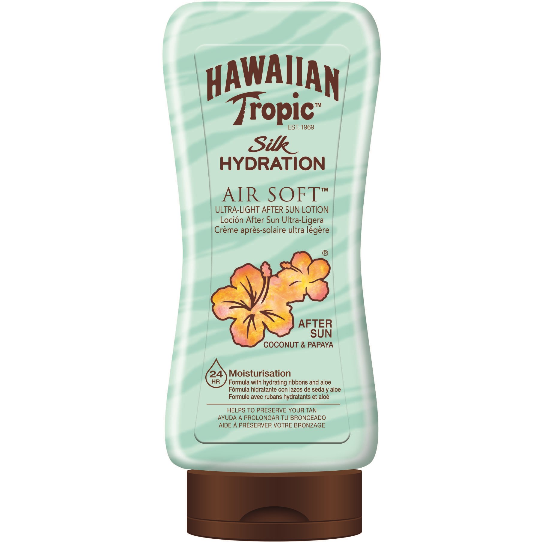 Läs mer om Hawaiian Tropic Silk H Air Soft After Sun 180 ml