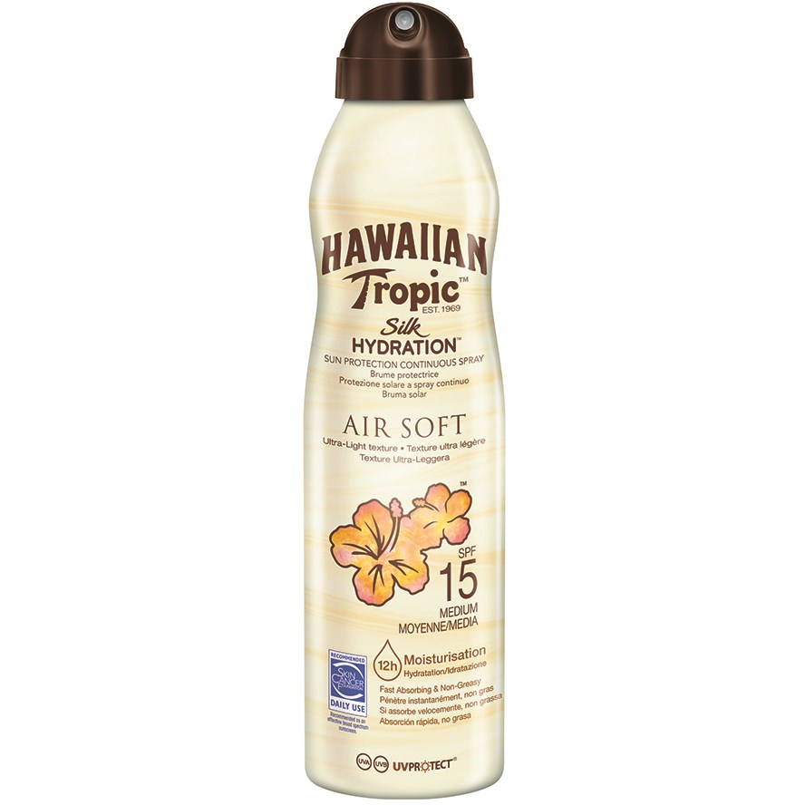 Hawaiian Tropic Hawaiian Silk Hydration Air Soft C-Spray 15 stk
