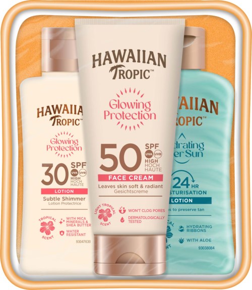 Hawaiian Tropic Amber Mini Set (Face/AS/Lotion)