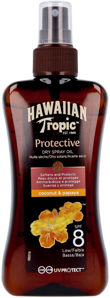 Hawaiian Tropic Dry Spray Oil SPF 8