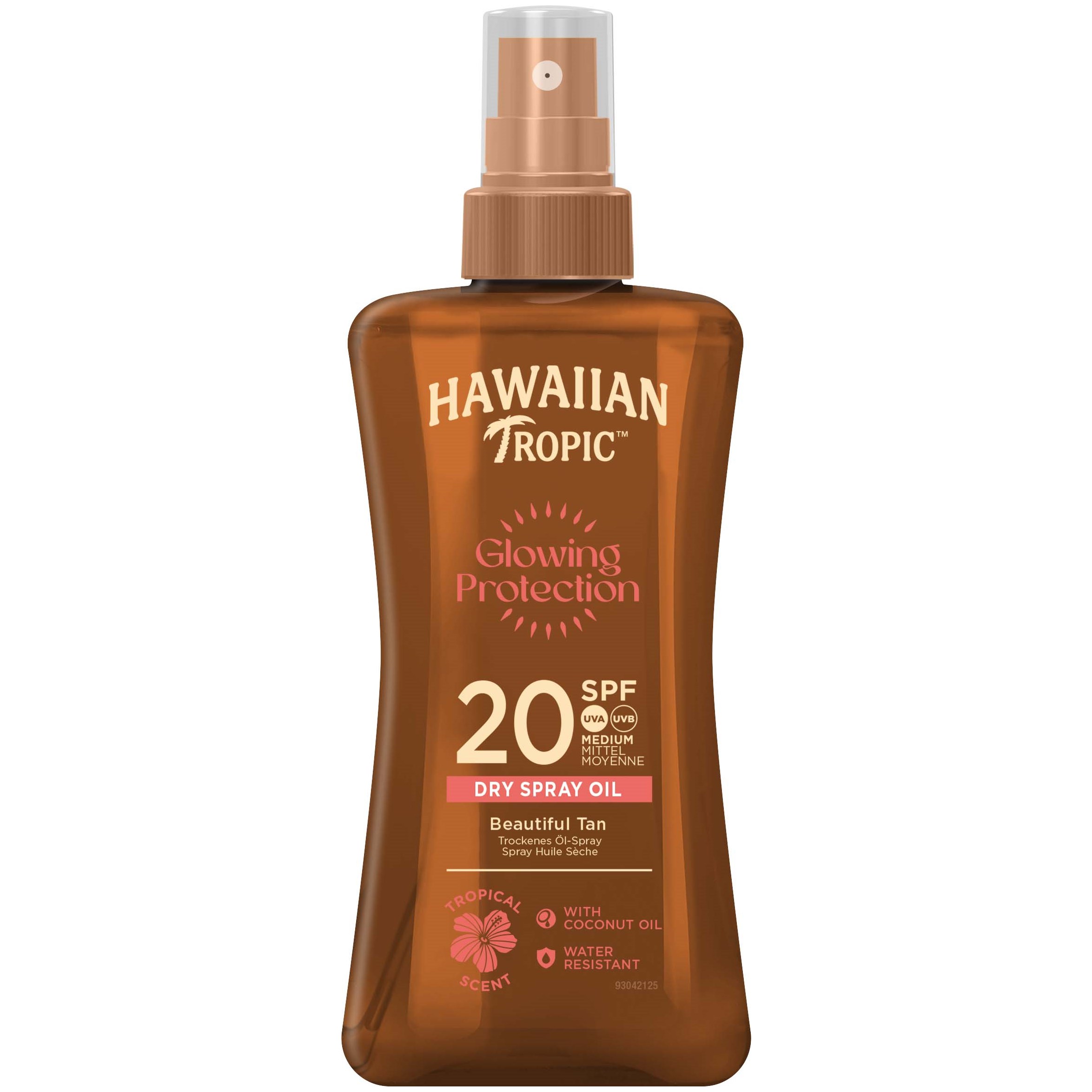 Hawaiian Tropic Glowing Protection Dry Oil Spray SPF20 200 ml