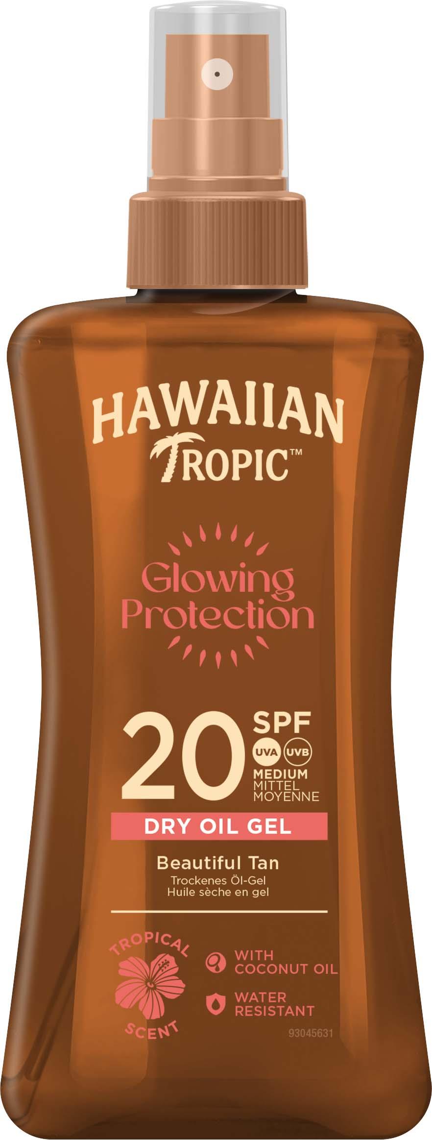 Hawaiian Tropic Glowing Protection Dry Oil Gel SPF20 200 ml