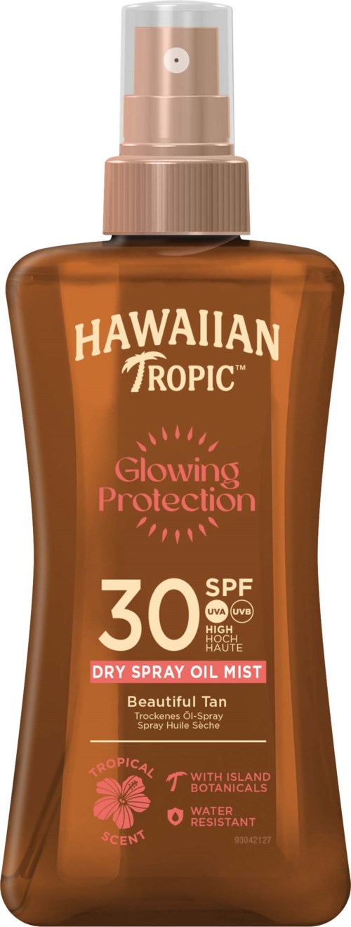 Hawaiian Tropic Glowing Protection Dry Oil Spray SPF30