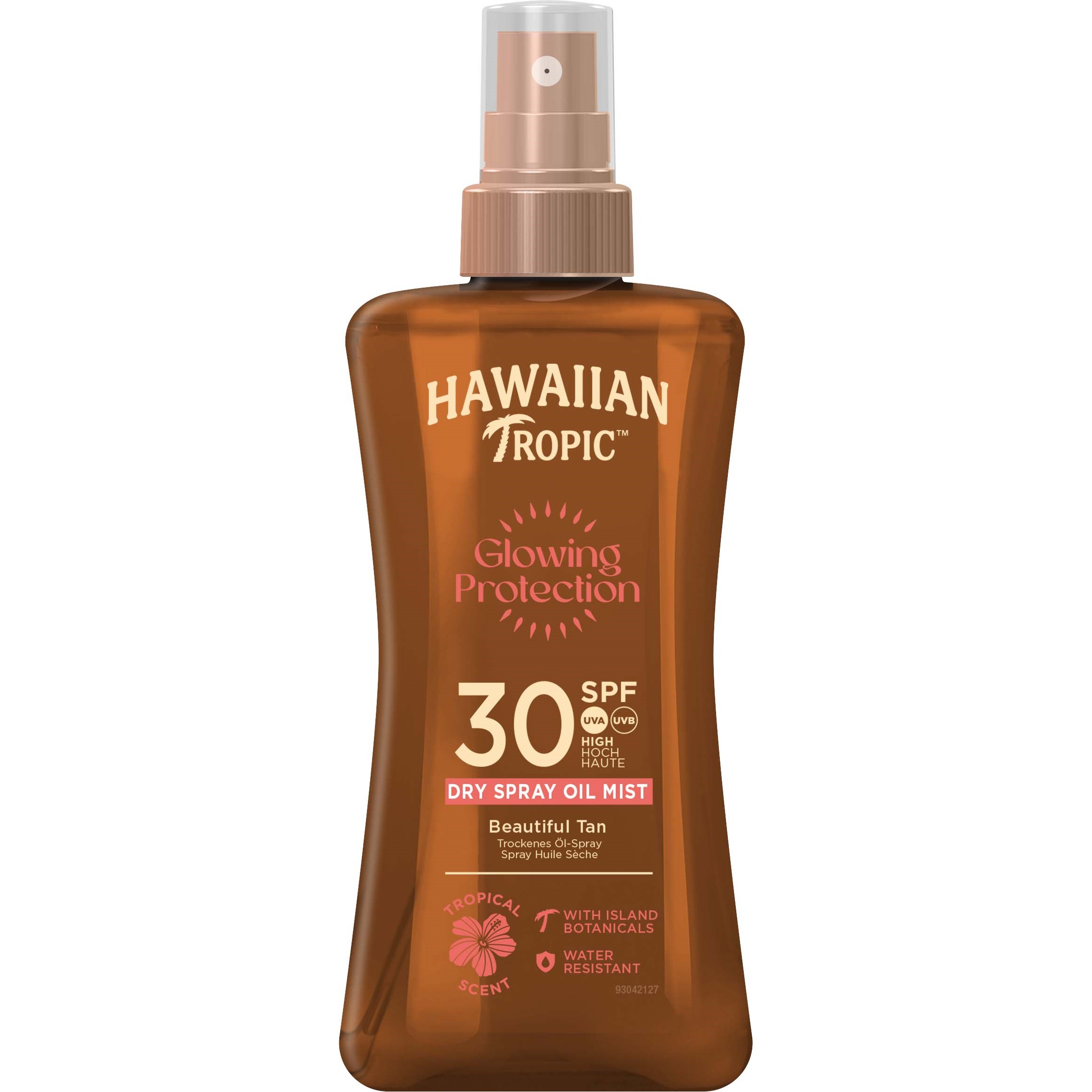 Фото - Крем для засмаги Hawaiian Tropic Glowing Protection Dry Oil Spray SPF30 200 ml