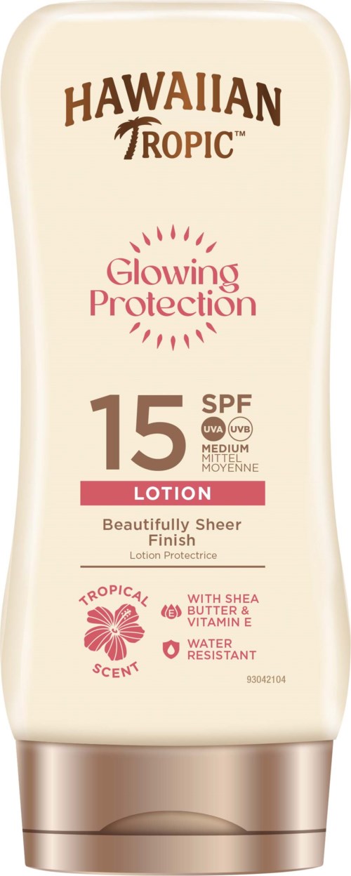 Hawaiian Tropic Glowing Protection Lotion SPF15 180 ml