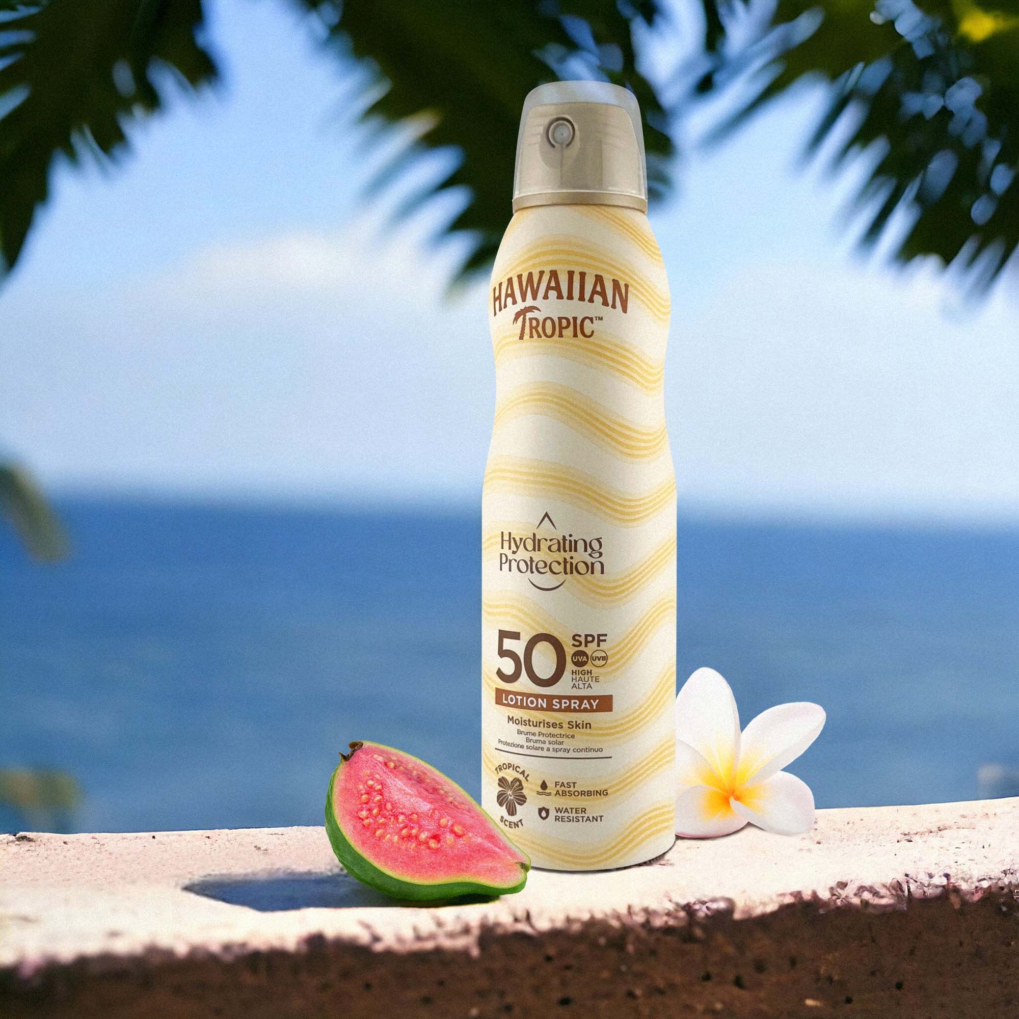 Hawaiian Tropic Hydrating Protection C-Spray SPF50 220 ml (obrázok 5)