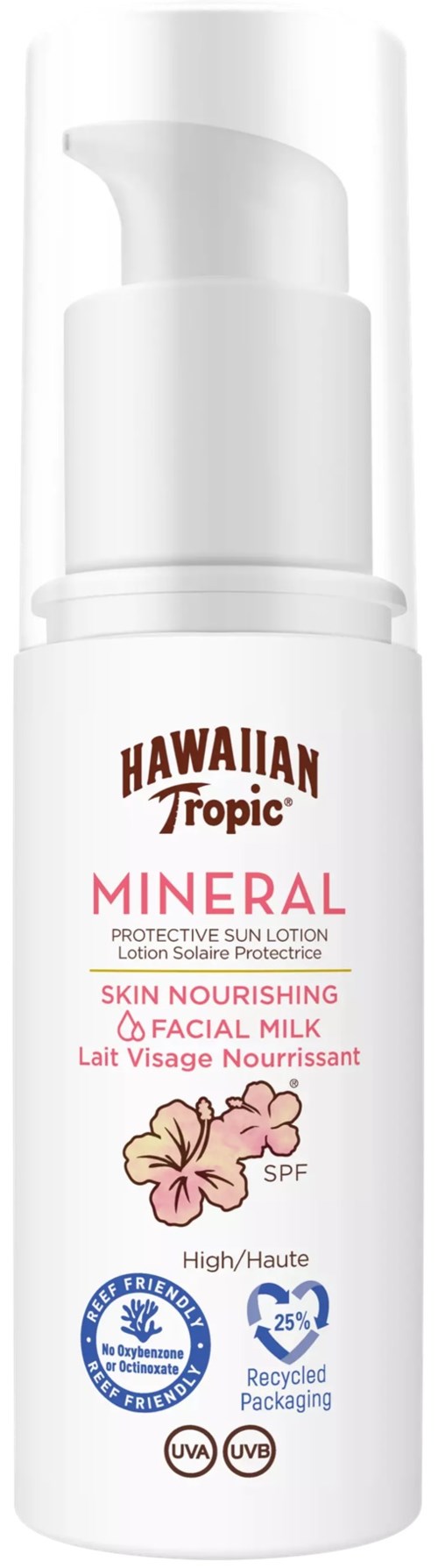Hawaiian Tropic Mineral Sun Milk Face SPF30  50 ml