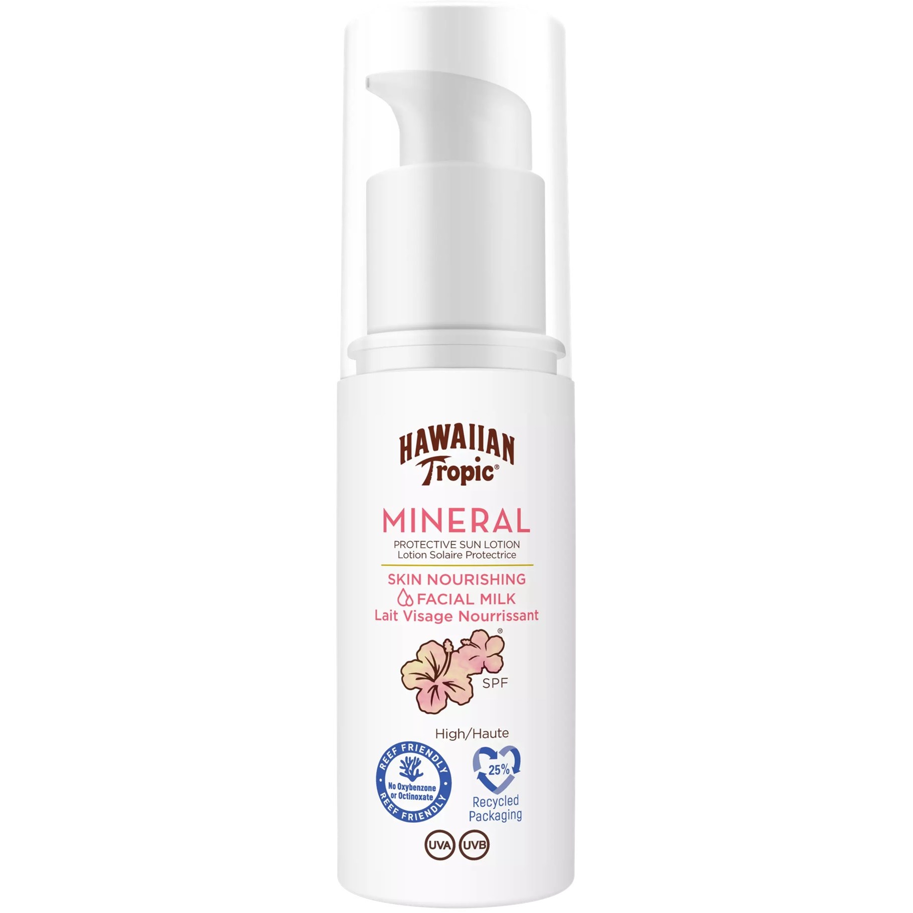 Hawaiian Tropic Mineral Sun Milk Face SPF30 50 ml