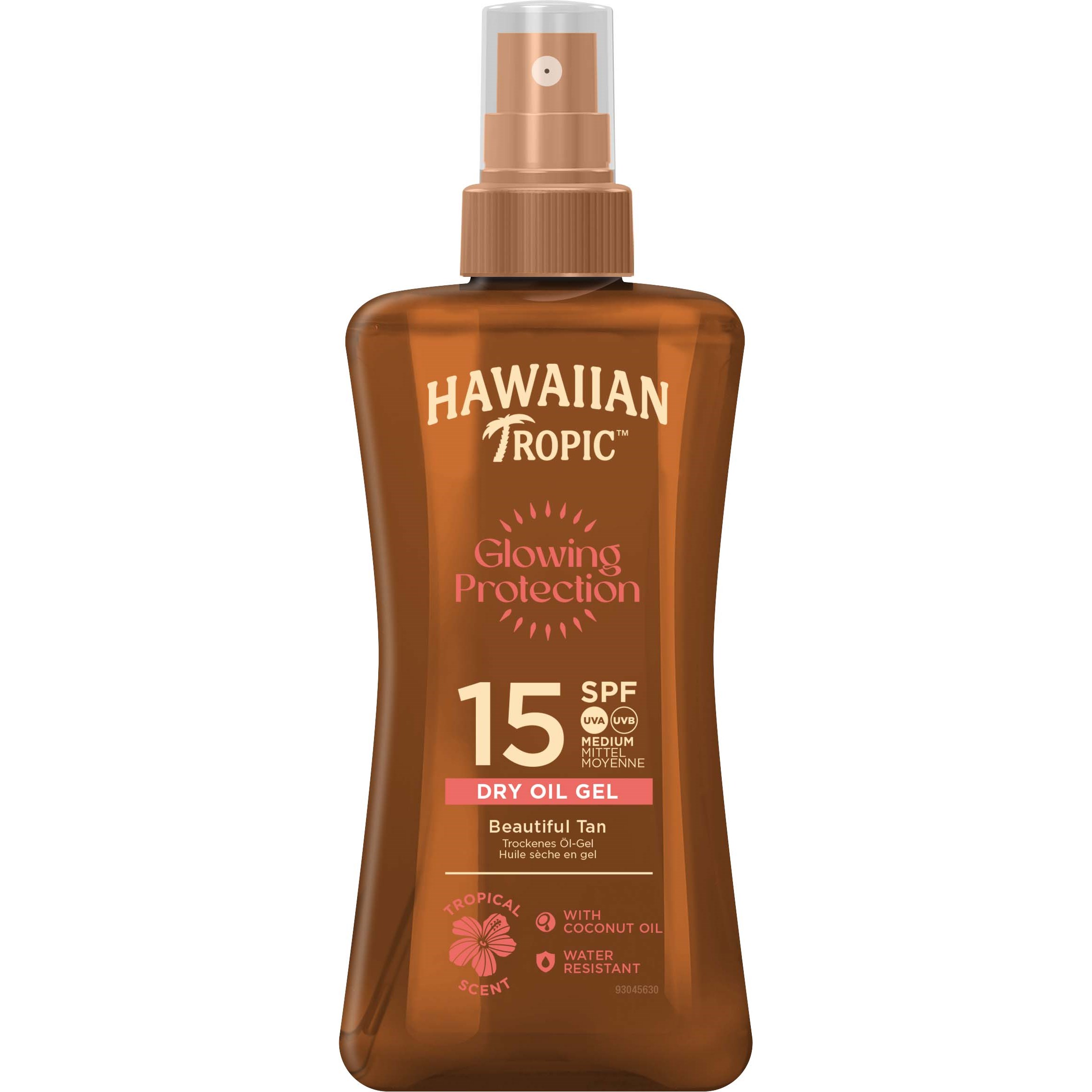 Hawaiian Tropic Glowing Protection Dry Oil Gel SPF15 200 ml