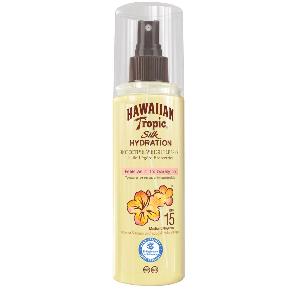 Hawaiian Tropic Silk Hydration Dry Oil Mist SPF15 150ml