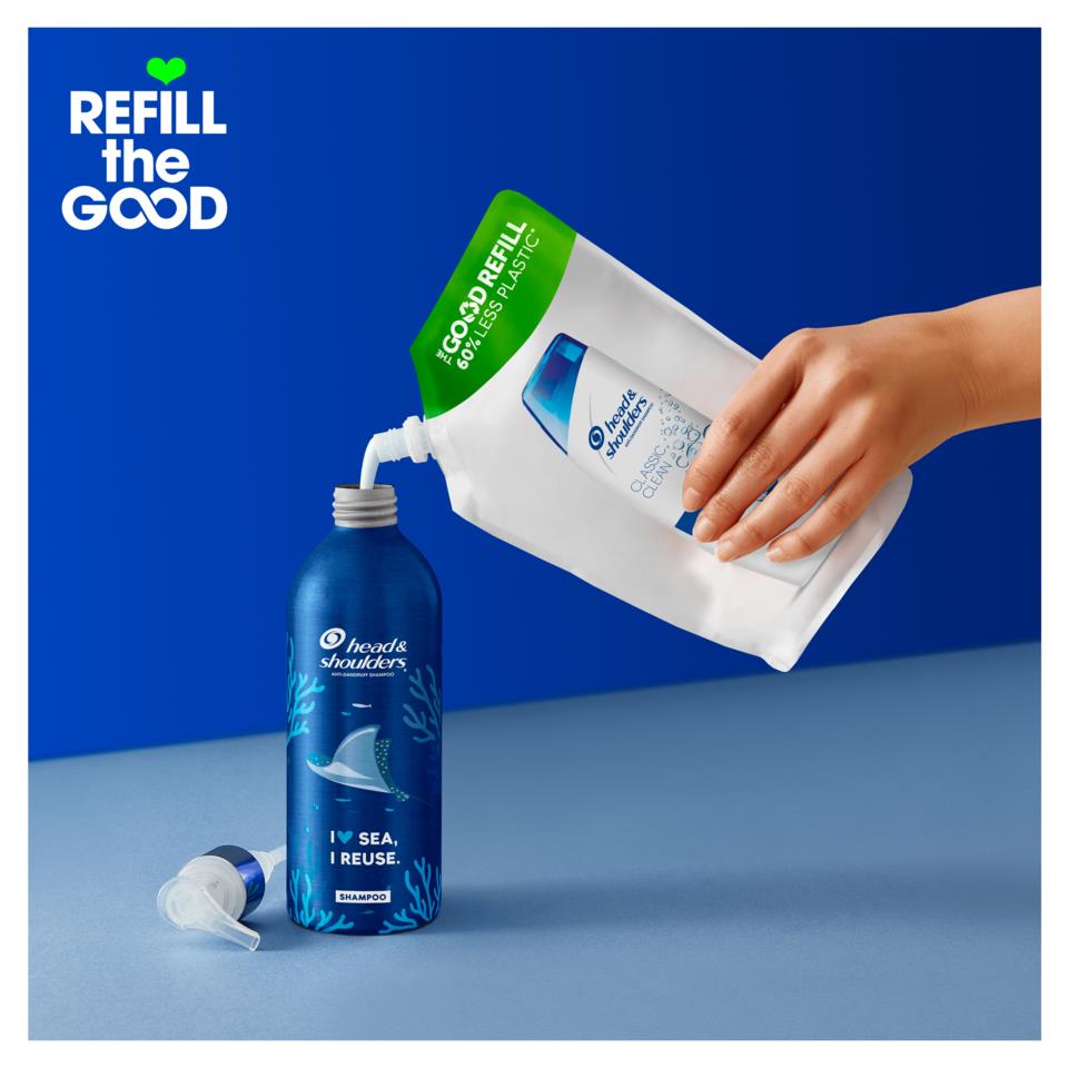 Head & Shoulders Classic Clean Anti Dandruff Shampoo Good Refill 480ml 