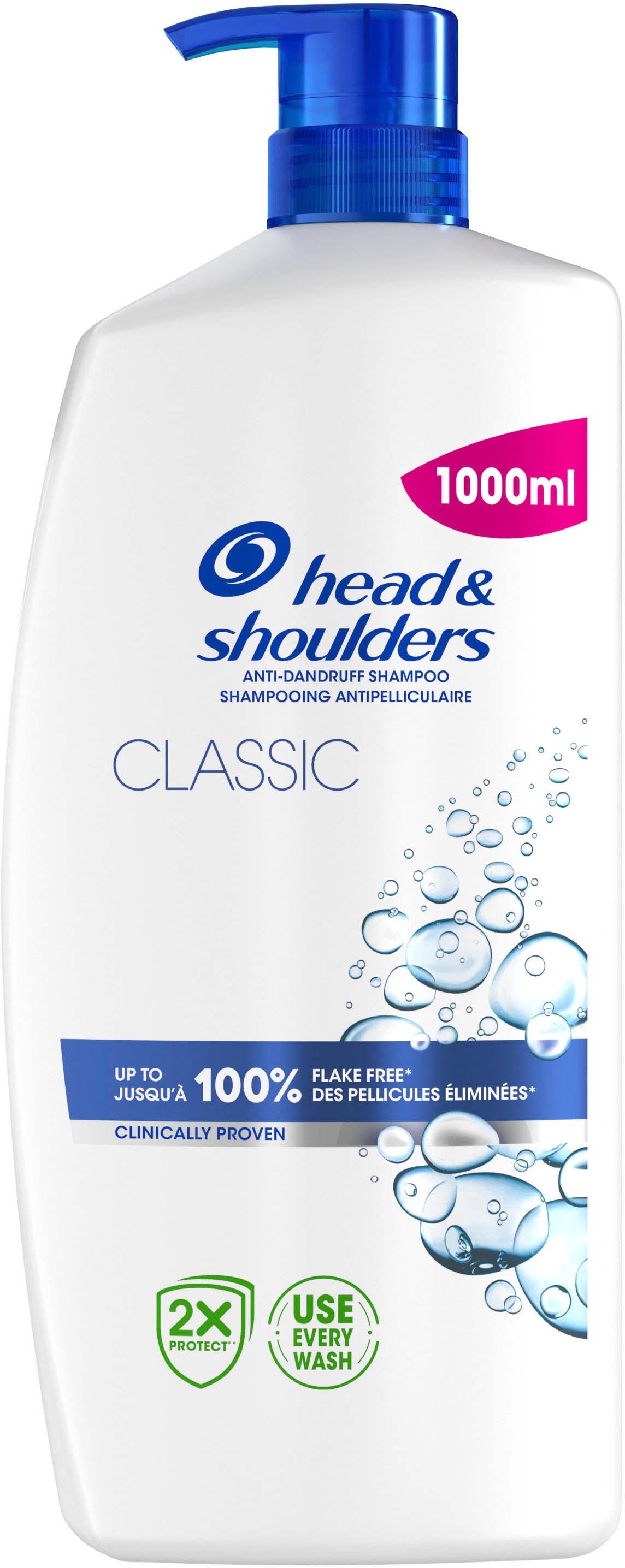 Head & Shoulders Classic Clean Anti Dandruff Shampoo Pump for Daily Use ...