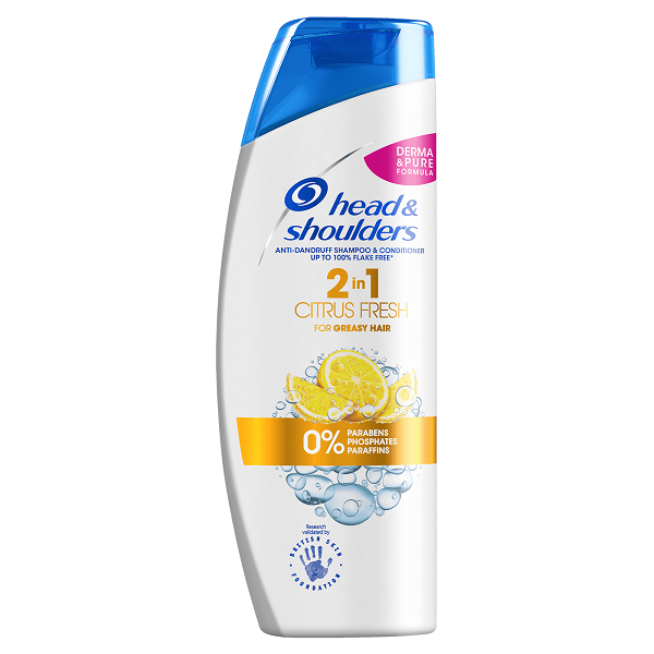 Läs mer om Head & Shoulders Shampoo 2 In 1 Citrus 750 ml
