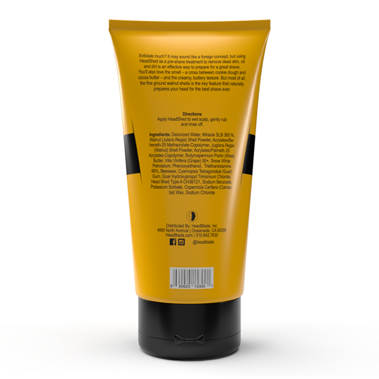 HeadBlade HEADSHED Preshave Exfoliating Scrub 148 ml (obrázok 4)