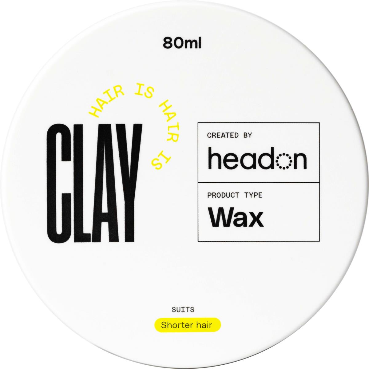 Headon Clay Wax 80 ml