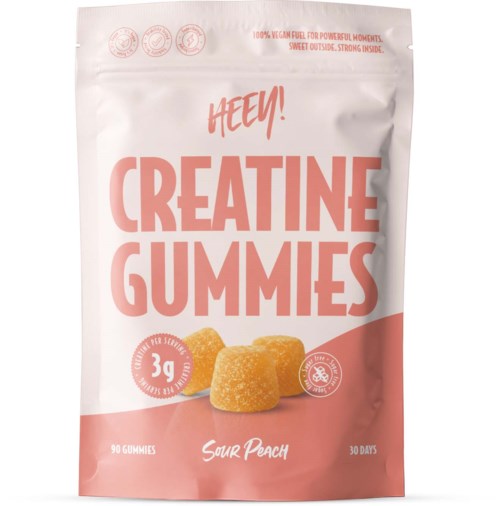 Heey! Creatine Gummies Sour Peach 90 st