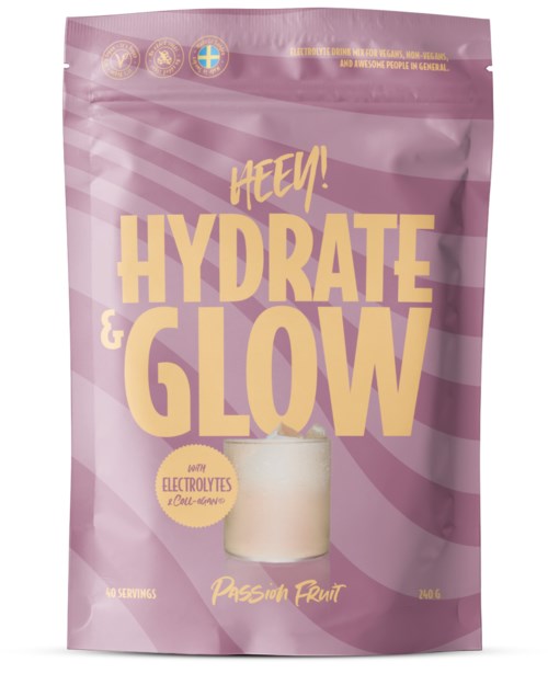Heey! Hydrate & Glow Electrolytes + Coll-egan® Passion Fruit 240 g