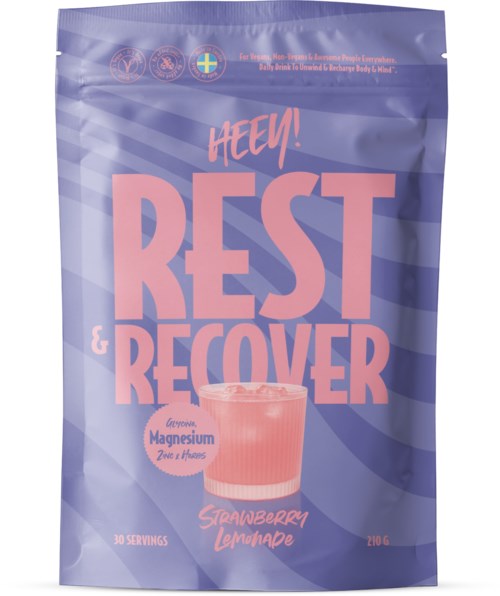 Heey! Rest & Recover Magnesium Strawberry Lemonade 210 g