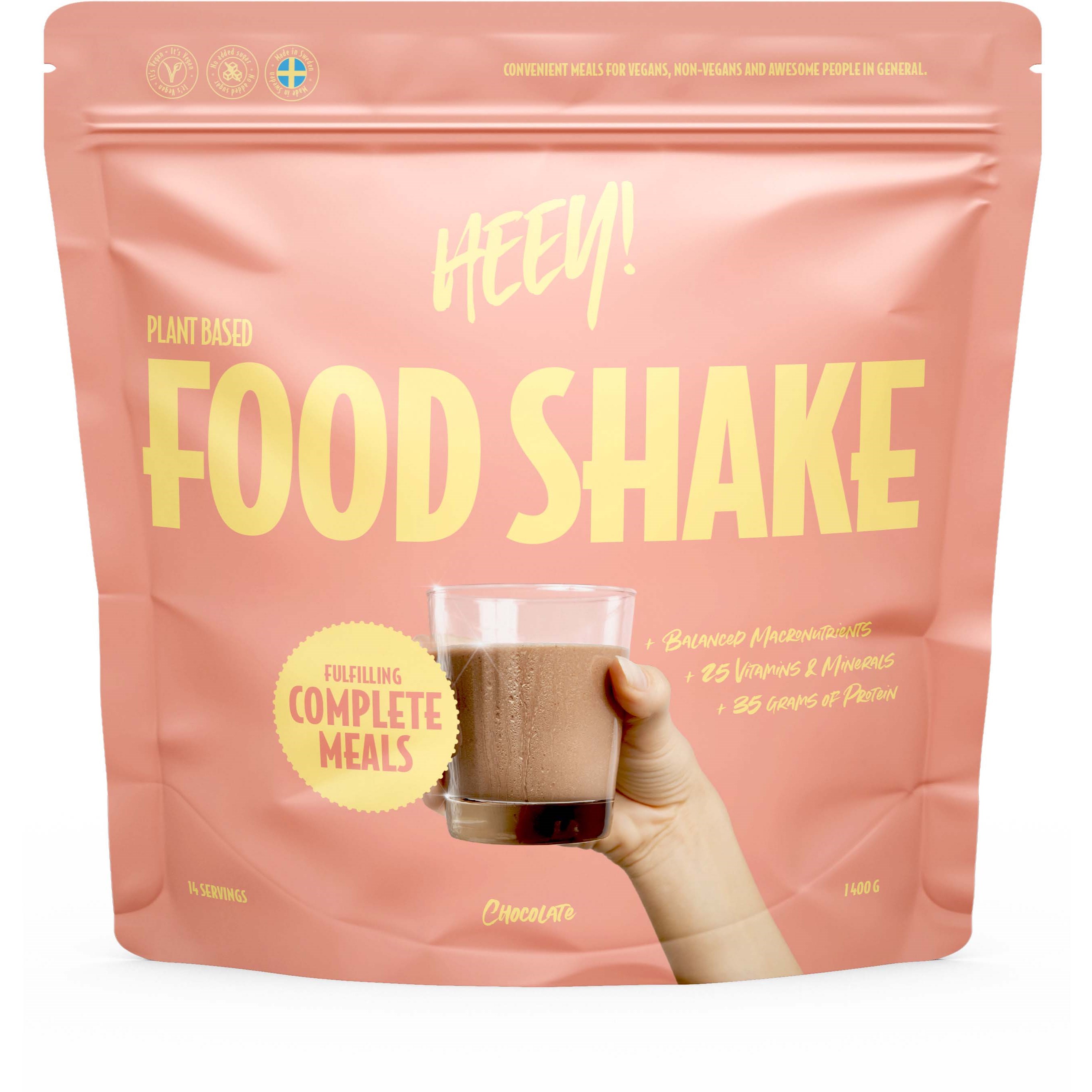 Läs mer om Heey! Vegan Food Shake Chocolate 1400 g