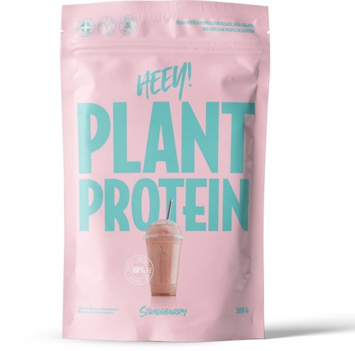 Heey! Veganskt Protein Jordgubb 500 g
