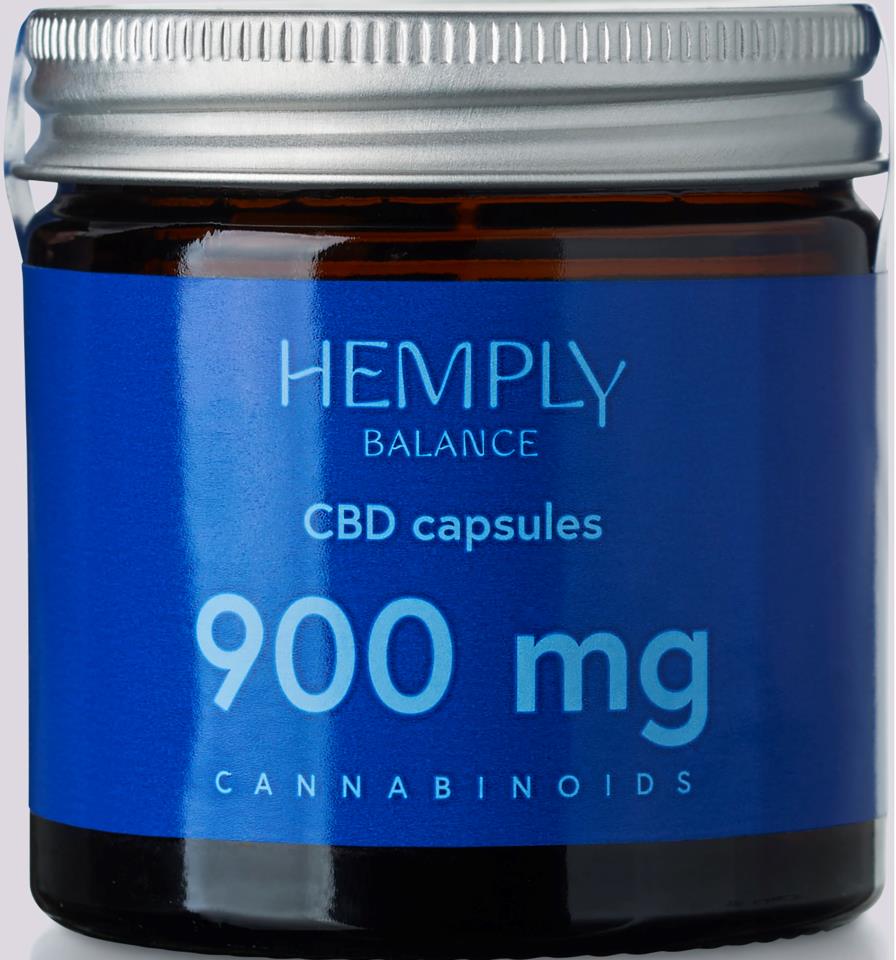 Hemply Balance CBD Capsules 900mg Cannabinoids