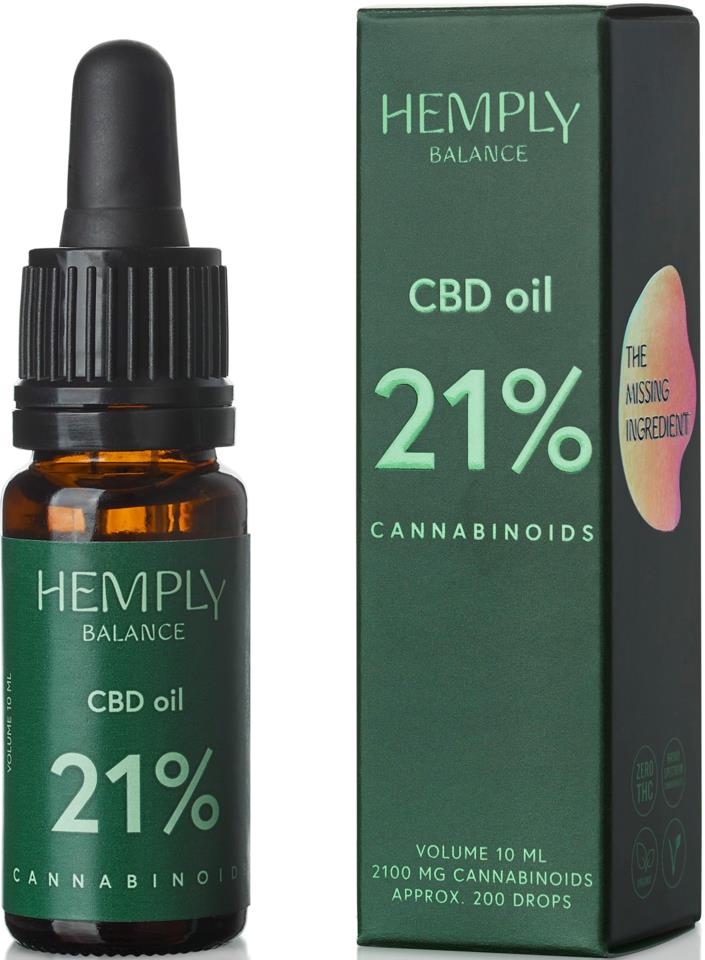 Hemply Balance CBD Oil 21% 2100mg Cannabinoids