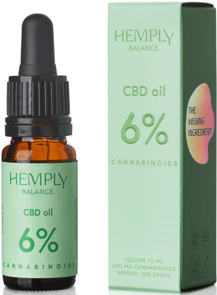 Hemply Balance CBD Oil 6% 600mg Cannabinoids