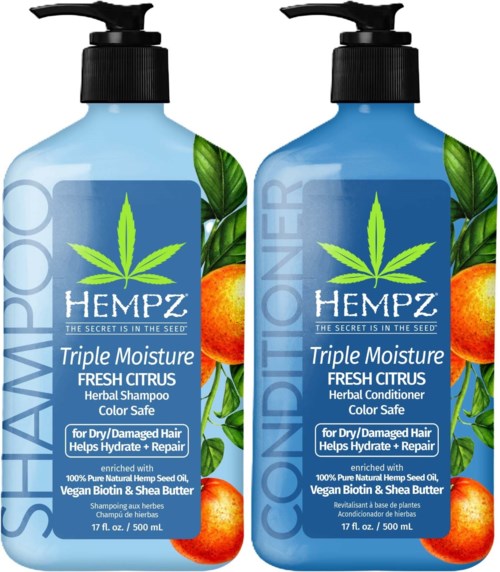 Hempz Triple Moisture Herbal Bundle Conditioner 500 ml & Conditioner 500 ml