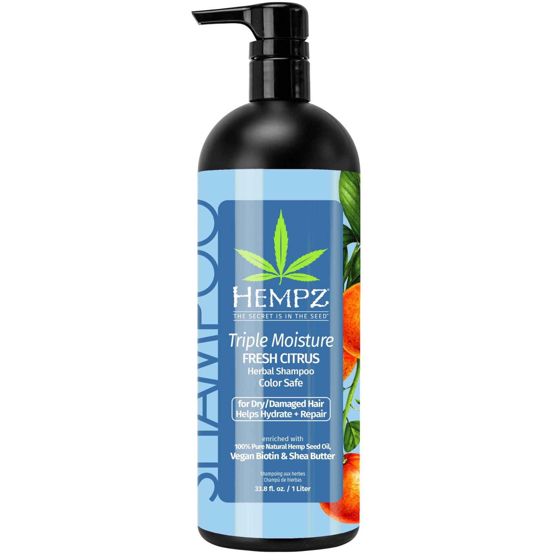 Hempz Triple Moisture Herbal Shampoo 1000 ml