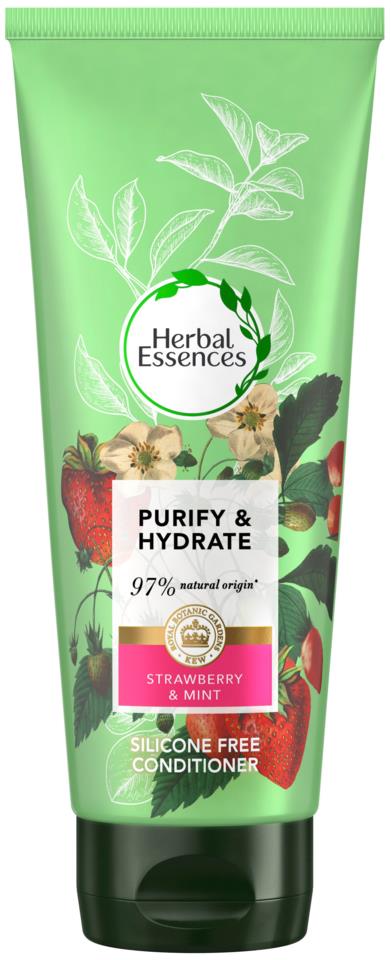 Herbal Essences Strawberry & Mint Purify and Hydrate Conditioner 200 ml