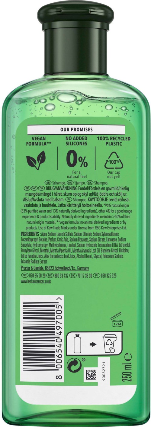 Herbal Essences Farb Booster Shampoo 6x400ml - Für Coloriertes Haar