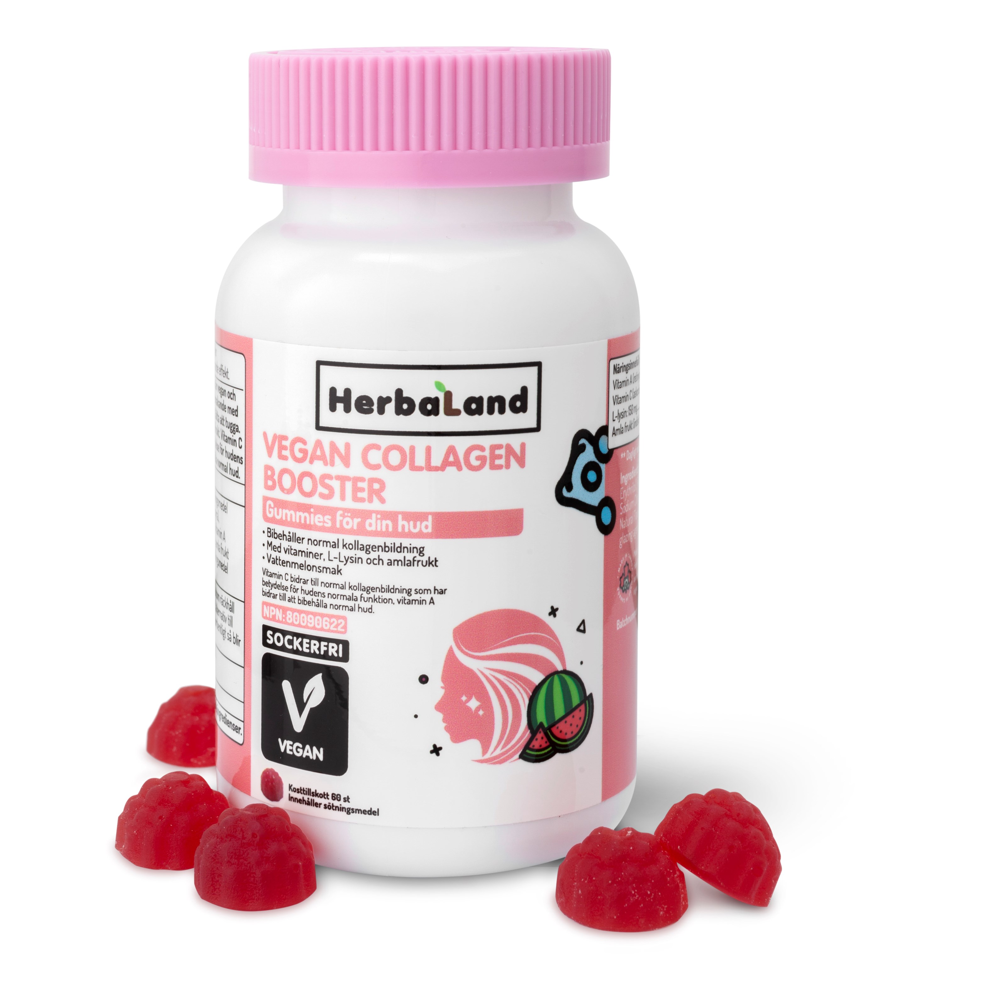 Herbaland Vegan Collagen Booster 60 st