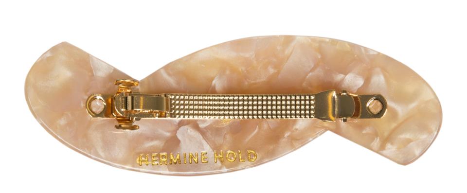 Hermine Hold Solid Hair barrette Beige