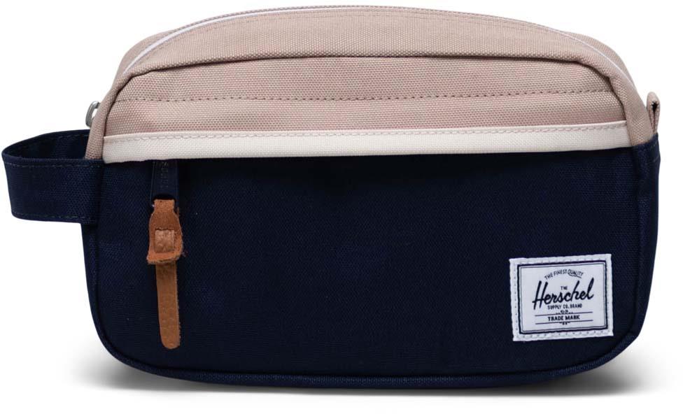 Herschel Chapter Small Travel Kit Peacoat/Light Taupe/Whitecap Gray ...