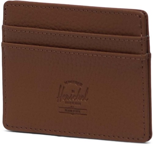 Herschel Charlie Cardholder Vegan Leather Saddle Brown