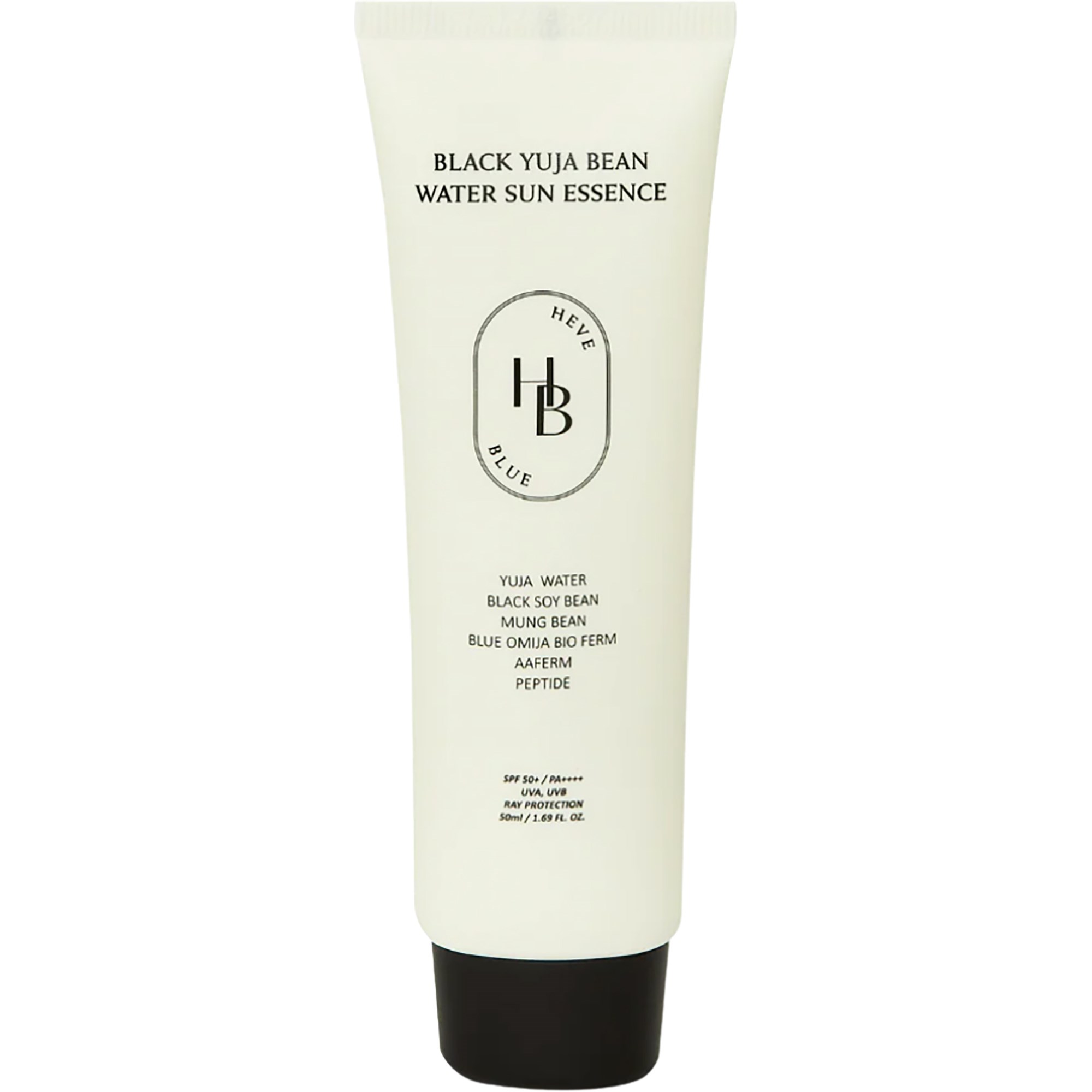 Heveblue Black Yuja Bean Water Sun Essence 50 ml
