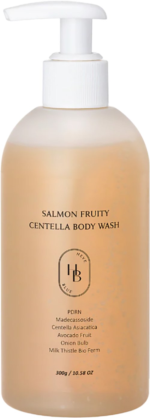 Heveblue Salmon Fruity Centella Body Wash 300 ml