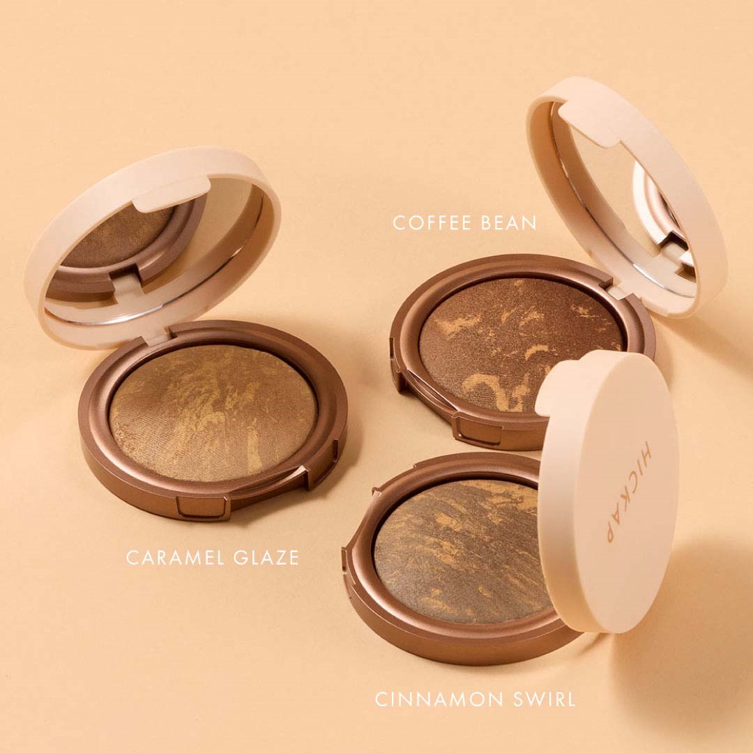HICKAP Glow Cookie Illuminating Bronzer Caramel Glaze (zdjęcie 4)