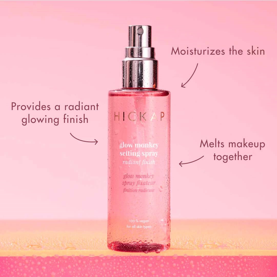 HICKAP Glow Monkey Setting Spray Radiant Finish 100 ml (obrázok 4)