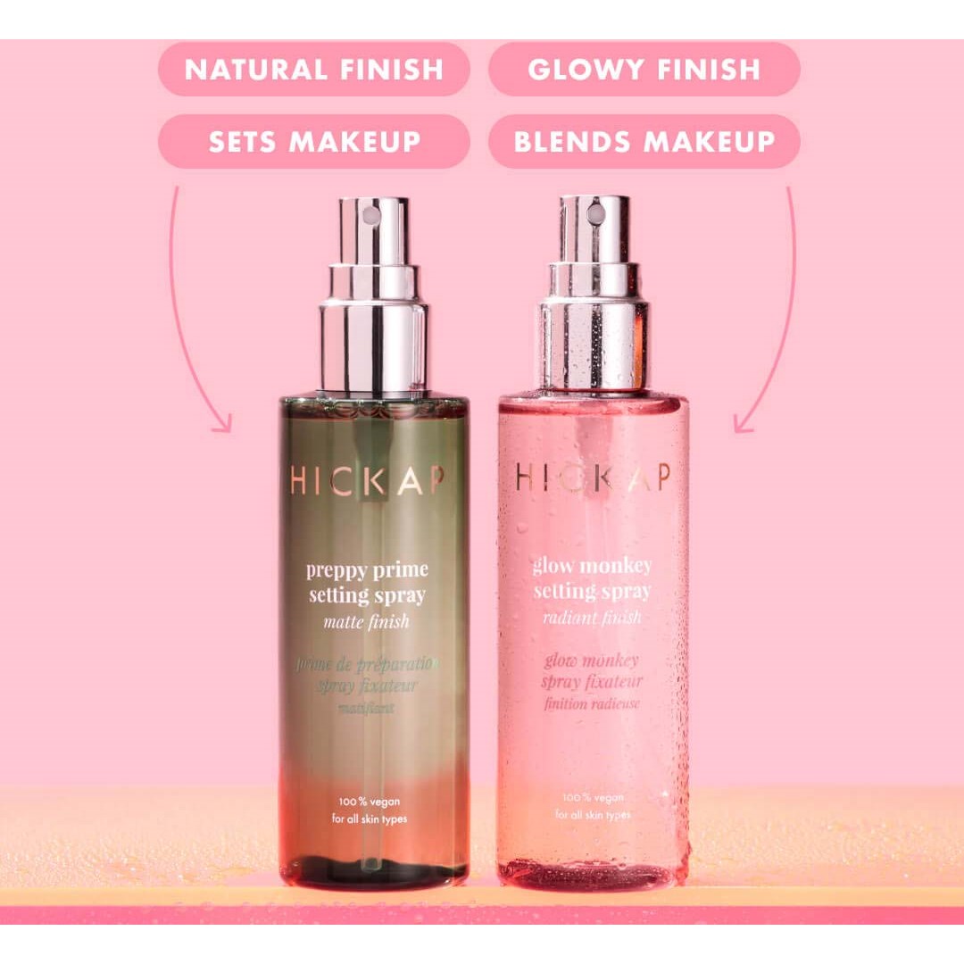 HICKAP Glow Monkey Setting Spray Radiant Finish 100 ml (obrázok 5)