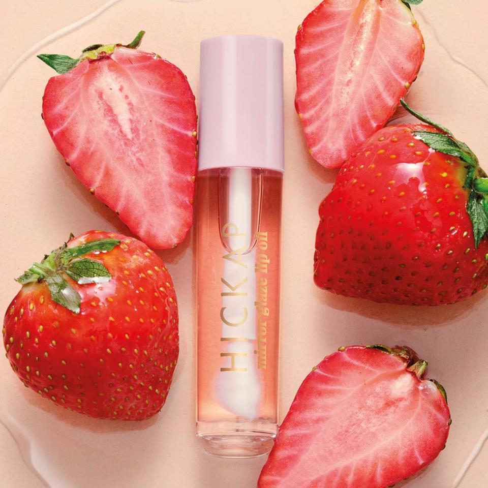 Hickap Mirror Glaze Lip Oil, Strawberry Melt 4,5ml